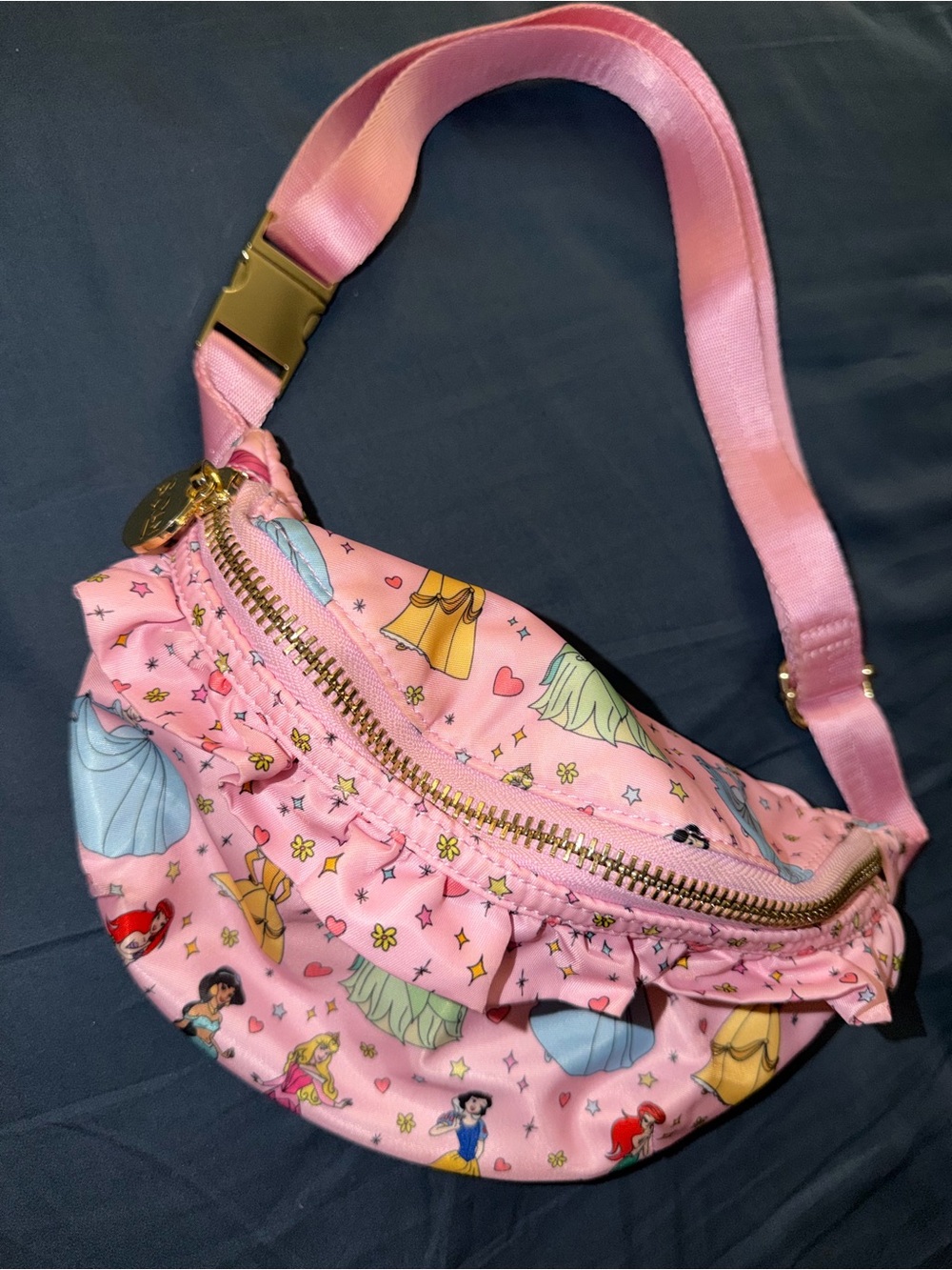 Stoney Clover Lane Pink Princess Print Belt Bag
